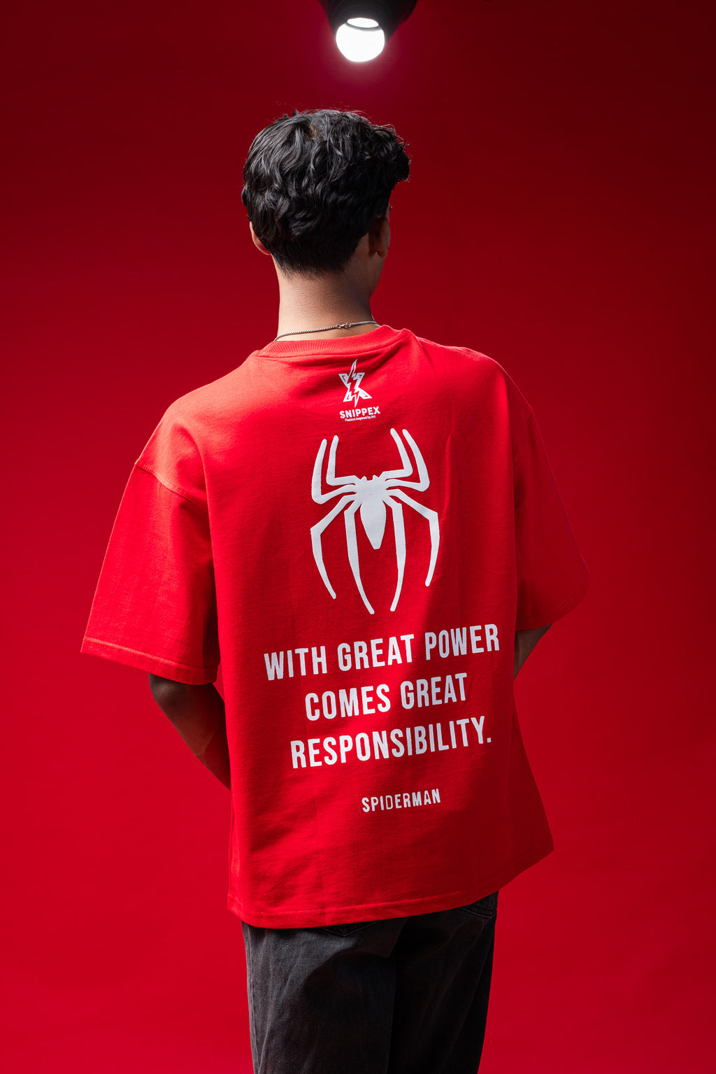 Web Of Power Oversized T-Shirt