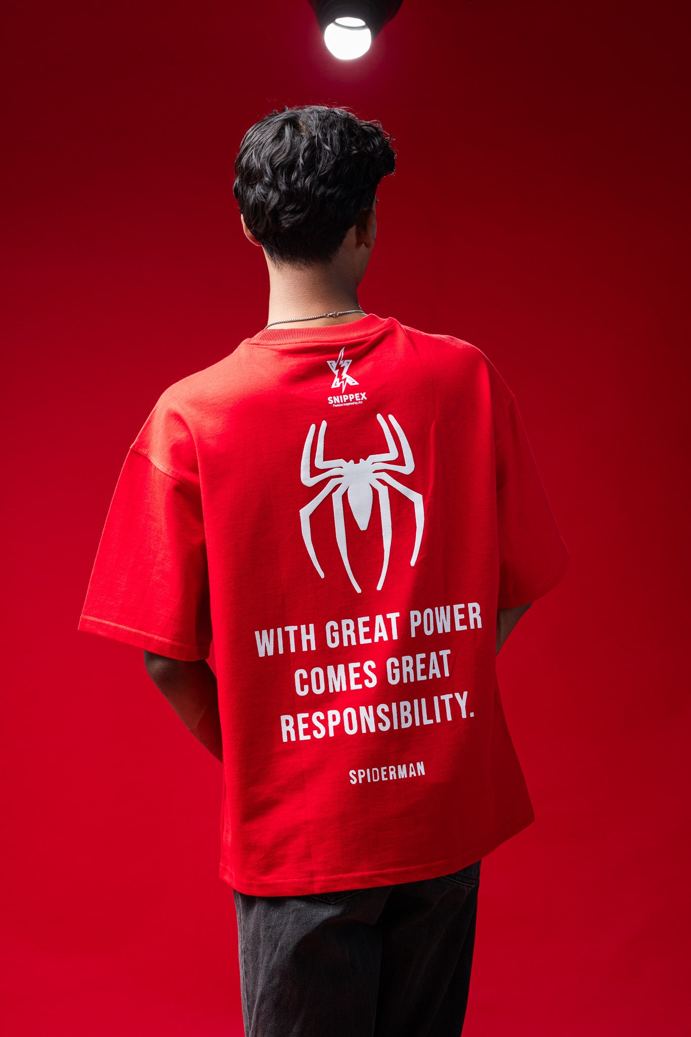 Web Of Power Oversized T-Shirt
