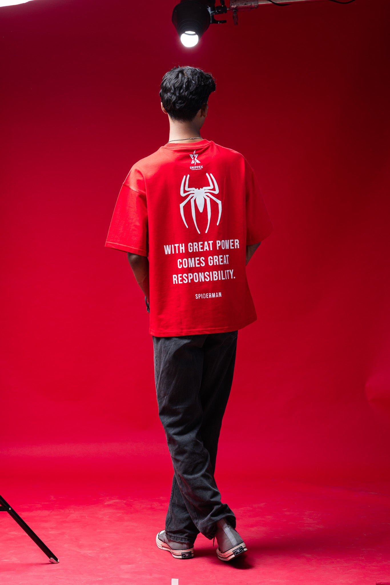 Web Of Power Oversized T-Shirt