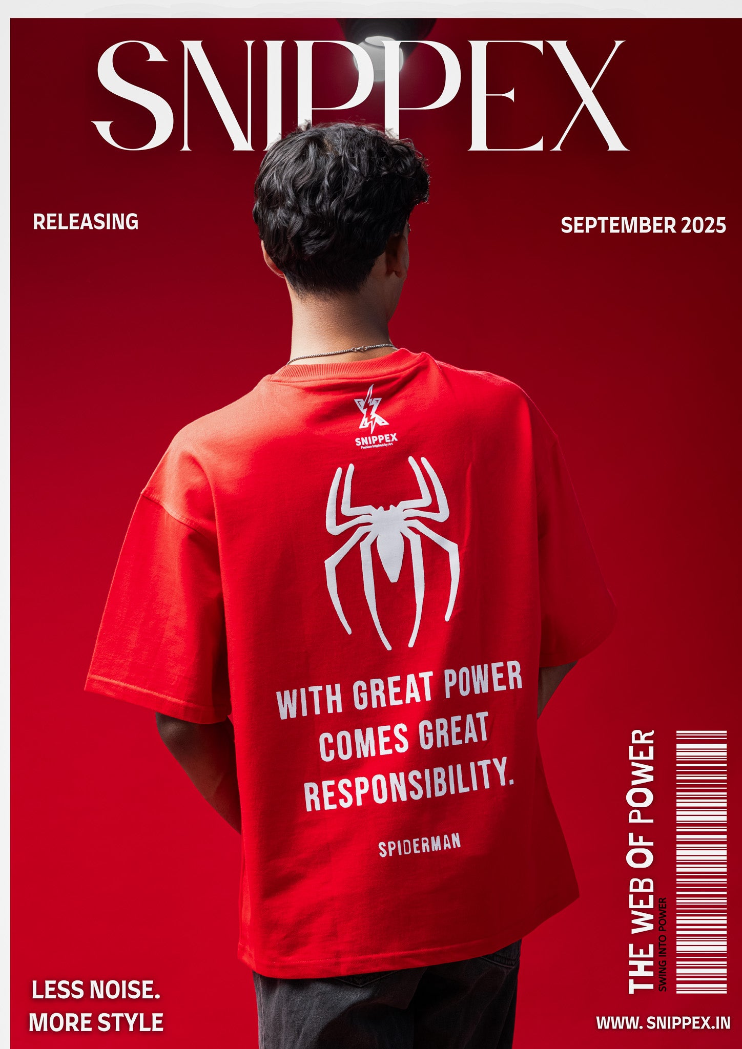 Web Of Power Oversized T-Shirt