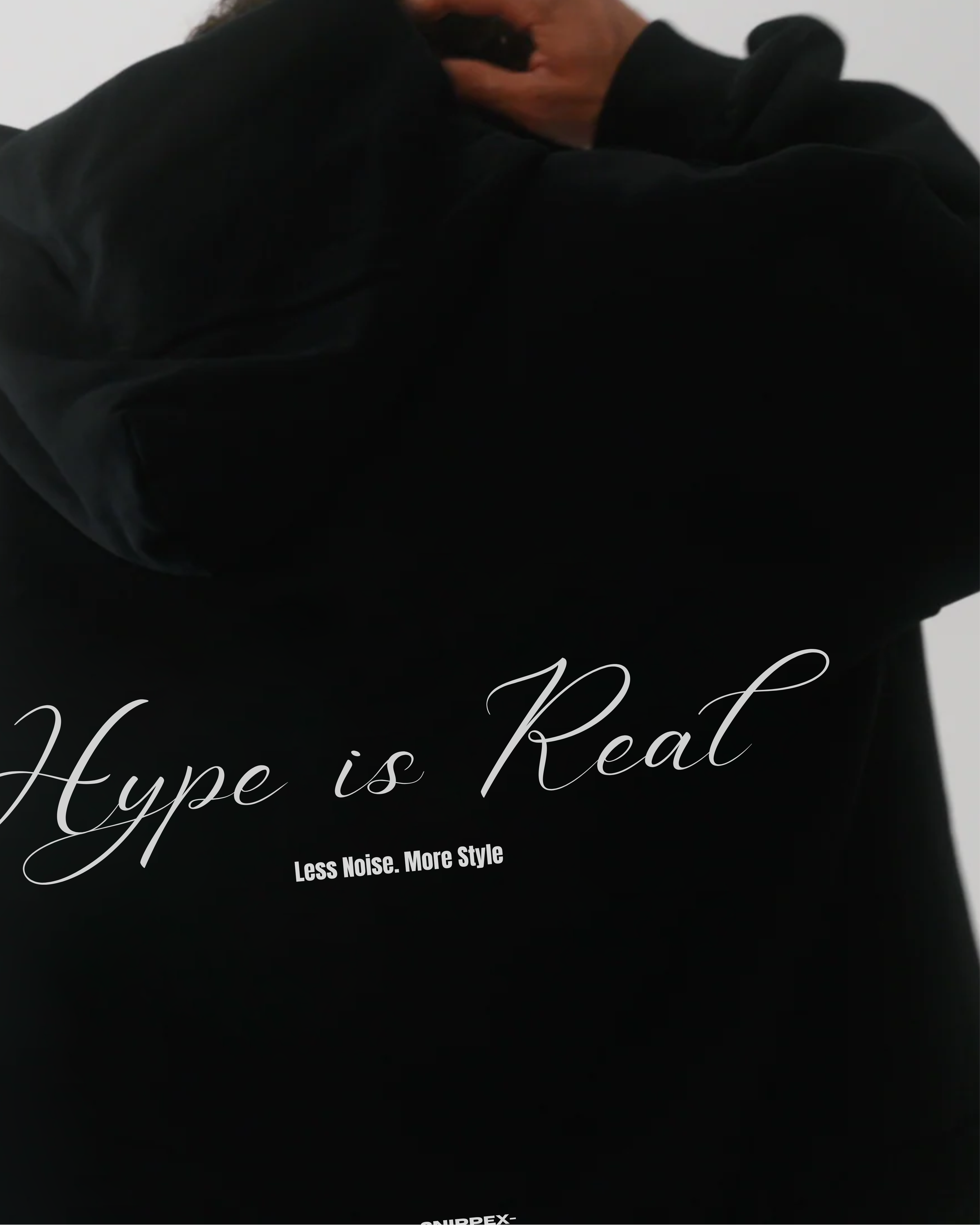 HYPE IS REAL - Oversized Hoodie
